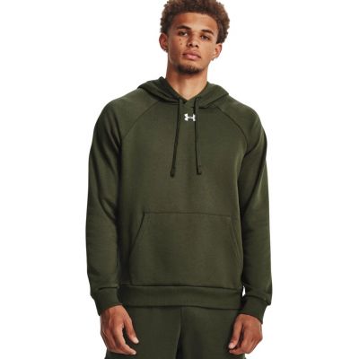 Herren-Sweatshirt Under Armour Rival Fleece Hoodie oliv 1379757 390 M
