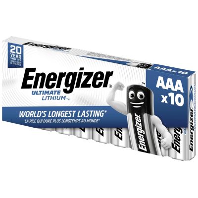 Energizer AAA Micro Ultimate Lithiumbatterie (10 Stück)