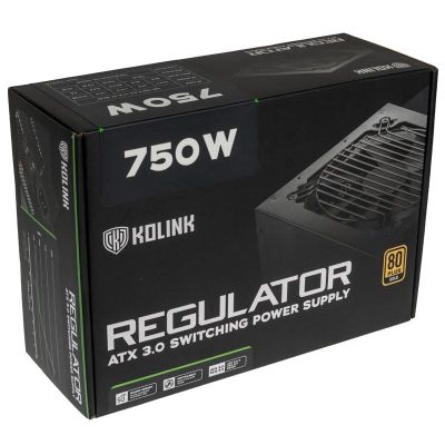 Kolink Regulator 80 PLUS Gold Netzteil, ATX 3.0, PCIe 5.0, modular - 750 W