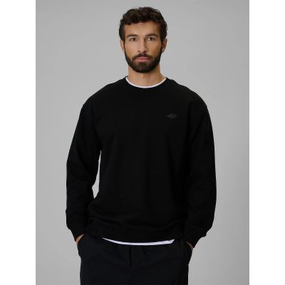 Herren-Sweatshirt ohne Kapuze, reguläre Größe 4F 4FRMM00TSWSM3059-20S