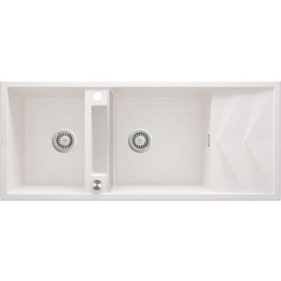 Magnetische Granitspüle, 2 Becken, mit Abtropffläche ZRM_A213 5907650817185