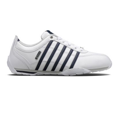 K-Swiss Arvee 1.5 Herren Sportschuhe Leder Knöchel Sneakers klassisch weiß (02453-900-M)