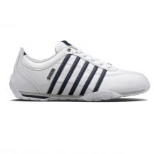 K-Swiss Arvee 1.5 Herren Sportschuhe Leder Knöchel Sneakers klassisch weiß (02453-900-M)