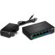 5. TRENDnet Switch 5-Port Gigabit PoE+ 32W Metall