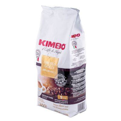 Kimbo Aroma Gold Kaffee 1 kg, ganze Bohnen