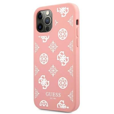 2. Guess GUHCP12LLSPEWPI iPhone 12 Pro Max 6,7" rosa/rosa Hartschalenetui Peony Collection