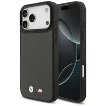 BMW M Kevlar Matt MagSafe Case für iPhone 17 Pro Max – Schwarz