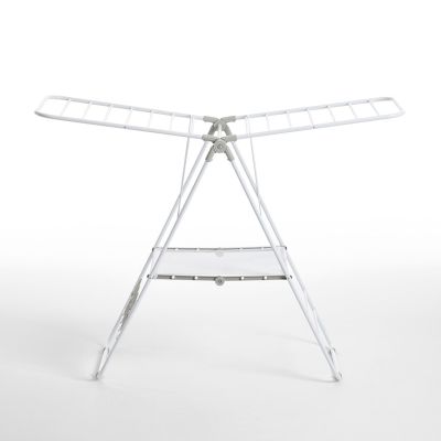 Rayen Wäschetrockner mit Schuhablagen – 145 x 61 cm, Weiß