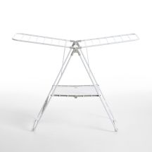 Rayen Wäschetrockner mit Schuhablagen – 145 x 61 cm, Weiß