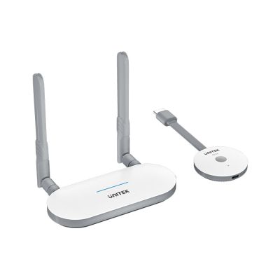 2. Unitek Drahtloser HDMI-Sender und -Empfänger, Reichweite bis zu 50 m, weiß