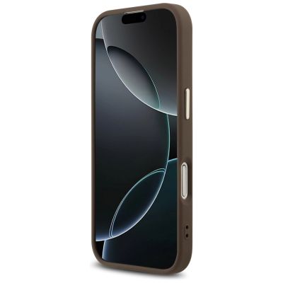 5. Guess 4G Big 4G Classic Logo Hülle für iPhone 17 - Braun und Gold