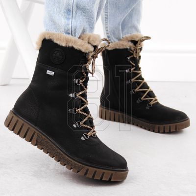 14. Rieker W Y3424-00 RKR745 Pelzstiefeletten