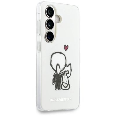 4. Karl Lagerfeld IML Karl&Choupette MagSafe Hülle für Samsung Galaxy S26 - Transparent