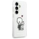 4. Karl Lagerfeld IML Karl&Choupette MagSafe Hülle für Samsung Galaxy S26 - Transparent