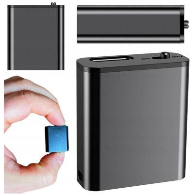 Mini-Spionage-Sprachrekorder, klein, 16 GB, DSP-Erkennung, Magnet-Schlüsselanhänger, HQ