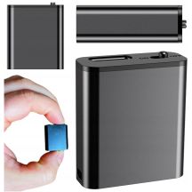 Mini-Spionage-Sprachrekorder, klein, 16 GB, DSP-Erkennung, Magnet-Schlüsselanhänger, HQ