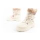 8. Lee Cooper Damen Winter-Wanderschuhe, isoliert, Beige und Creme