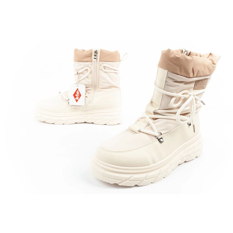 8. Lee Cooper Damen Winter-Wanderschuhe, isoliert, Beige und Creme