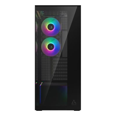 2. CASE MIDITOWER EATX Gehäuse ohne Netzteil XTENDER Schwarz ACPCC00018A ARCTIC