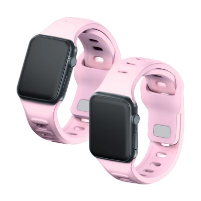 5. 3mk Silikon- Watch für Apple Watch 42/44/45/49 mm – Pink
