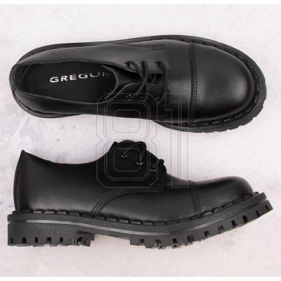 6. Gregor M GRE1206B Leder-Springerstiefel schwarz