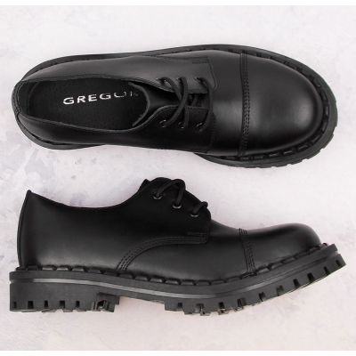 6. Gregor M GRE1206B Leder-Springerstiefel schwarz
