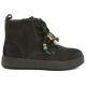 2. Damen-Ankle-Boots aus Leder mit dicken Sohlen, grün Artiker 59C1132