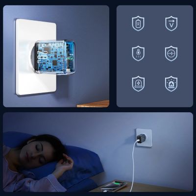 10. Joyroom JR-TCF20 USB-C PD 20W Netzwerk-Ladegerät – Schwarz
