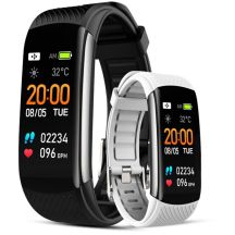 Smartwatch GIEWONT Schwarz und Weiß 2 Armbänder GW200-2