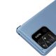 8. Clear View Case Cover für Xiaomi Redmi 10C Hülle mit Klappe schwarz