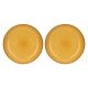 Set mit 2 runden Concerto Ocra Schalen – Gelb, 30 cm