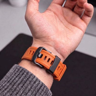 7. Tech-Protect Motion Armband für Garmin Fenix 5X / 5X Plus / 6X / 6X Pro / 7X / 8 / 8 Pro / 9 / 9 Pro (51 mm) – Orange