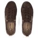 5. Damen-Plateau-Sneaker aus Leder, braun, Filippo DP3533