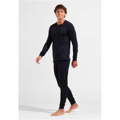 7. Odlo BL TOP Crewneck l/s MERINO 200 Herren T-Shirt Größe M Schwarz