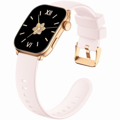 7. GRAVITY GT28-6 Damen-Smartwatch-Armband + Armband Roségold-Pink