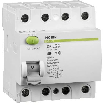 2. Noark Ex9L-N 4P 40A 30mA Differenzialschutzschalter