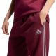 4. adidas Essentials 3-Streifen Fleecehose für Herren, schmal zulaufende Bündchen, burgunderrot, KY4134
