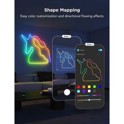 7. Govee H61D3 Neonlichter 2,3 m | LED-Beleuchtung | Matter, HomeKit, Google, Alexa, SmartThings