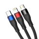 3. 3mk Hyper Cable N-SERIES 3-in-1 USB-A / Lightning / Micro 1,2 m 9 V/2 A 18 W – Schwarz