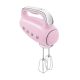 9. Smeg HMF01PKEU Handmixer 250W Pink