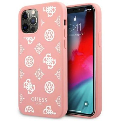 Guess GUHCP12LLSPEWPI iPhone 12 Pro Max 6,7" rosa/rosa Hartschalenetui Peony Collection