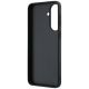 7. Karl Lagerfeld Saffiano Hülle mit K&C Metalllogo für Samsung Galaxy A57 5G – Schwarz