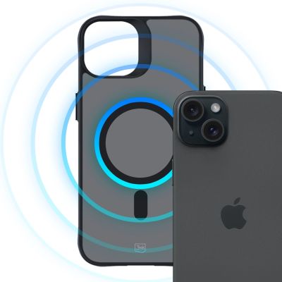 18. 3mk Smoke MagCase Hülle mit MagSafe für iPhone 15 Plus – durchscheinend