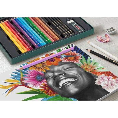 4. Faber-Castell Polychromos & Pitt Graphit Matt Set Multicolor 48 pcs.