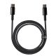 2. Baseus CATWJ-A01 USB-C – USB-C PD QC-Kabel 100 W 5 A 480 Mbit/s 2 m – Schwarz