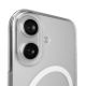 10. Puro Lite Mag TPU+PC Hülle kompatibel mit MagSafe für iPhone 17 - Transparent mit weißem Ring