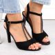 9. Sergio Leone W SK438 Wildledersandalen Schwarz