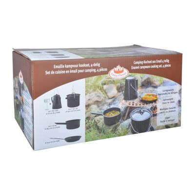 6. Esschert Design FF215 Campingküchenbesteck-Set Schwarz