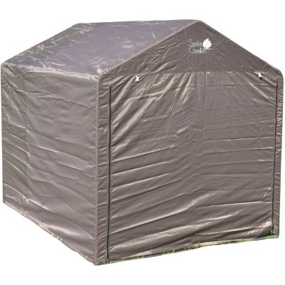 8. Gartengarage-Pavillon 1,57 x 2,19 x 1,7 m, grau, Saska Garten