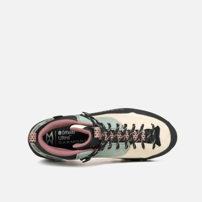 6. Garmont Vetta Evo GTX Damen-Zustiegsschuhe – Eisberggrün/Weißgrau